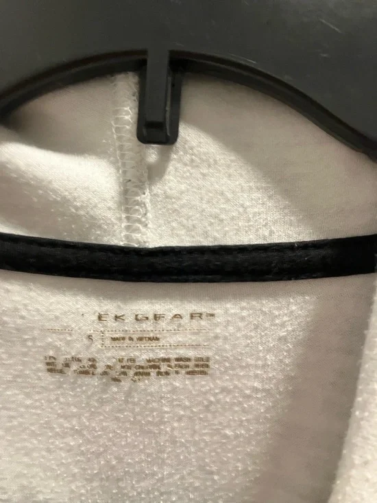 TekGear Heathered Light Gray Hooded Zip Jacket - Picture 3 of 3